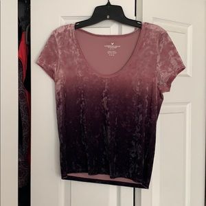 American Eagle Velvet top